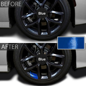 Planet Gates 6pcs-Blue 6Pcs Car Sticker Reflective Wheel Hub Decals Resistant Cover Exterior Accessory Car Decor Car Stickers for Dodge Chrysler Jeep