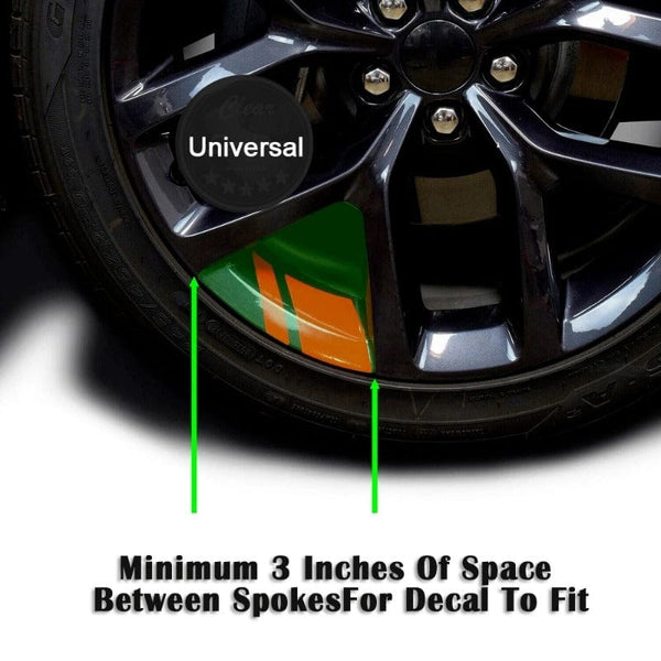 Planet Gates 6pcs-Blue 6Pcs Car Sticker Reflective Wheel Hub Decals Resistant Cover Exterior Accessory Car Decor Car Stickers for Dodge Chrysler Jeep