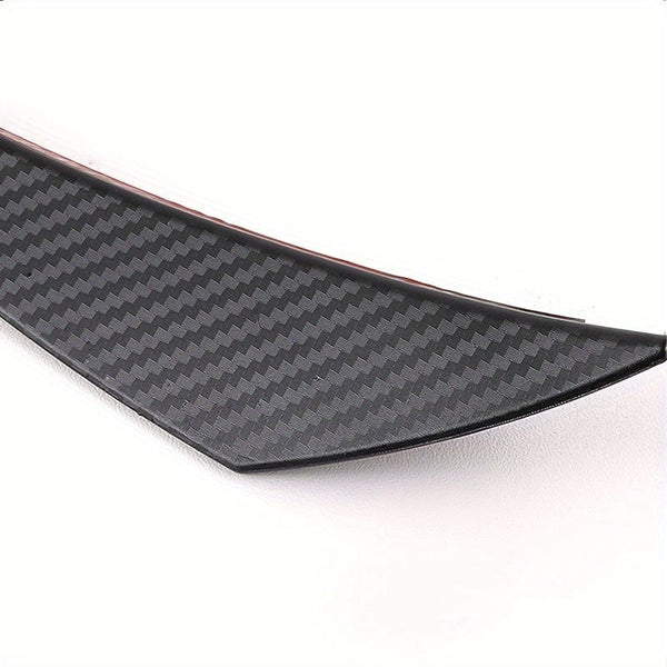 Planet Gates 6pcs Bumper Strip Sticker, Universal Car Front Bumper Spoiler Protector Carbon Fiber Corner Guard Anti-Scratch Decoration Sticker Car Accessories