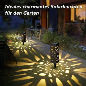 Planet Gates 6PCS Hollow Warm Light 6 Pack, Outdoor Solar Decorative Path Light, Garden Lawn Light, Outdoor Waterproof Solar Led Landscape Garden Lighting, Outdoor Garden Decoration Solar Garden Patio Patio Lawn And Table Light, Yard Light