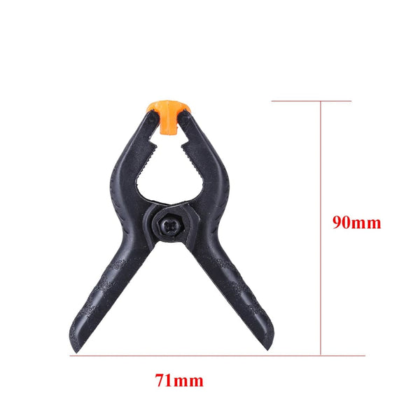 Planet Gates 6pcs/lot 3inch Plastic Nylon Adjustable Woodworking Clamps Wood Working Tools Spring Clip Carpentry Clamps Outillage Menuiserie