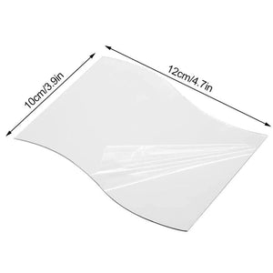 Planet Gates 6PCS Mirror Wall Sticker Self Adhesive Acrylic Mirror Wall Sticker DIY Art Mirror Creative Wave Shape Bathroom Living Room Decor