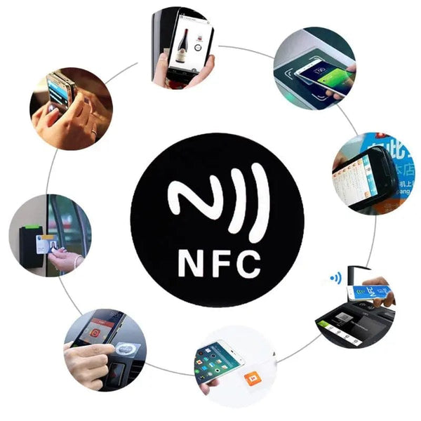 Planet Gates 6PCS NFC Stickers Ntag213 Tags NTAG 213 Sticker Label Badges nfc micro tag