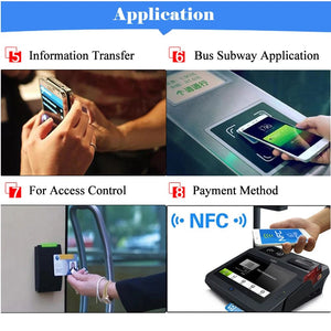 Planet Gates 6PCS NFC Stickers Ntag213 Tags NTAG 213 Sticker Label Badges nfc micro tag