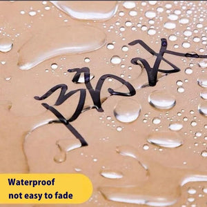 Planet Gates 6Pcs Oily Waterproof Permanent Fine Point Paint Red/Black/blue Marker Pens for Tyre Markers Signature Pen Stationery Supplies