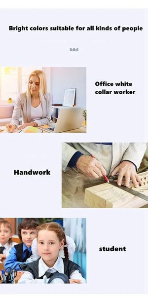 Planet Gates 6Pcs Oily Waterproof Permanent Fine Point Paint Red/Black/blue Marker Pens for Tyre Markers Signature Pen Stationery Supplies