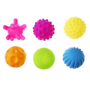 Planet Gates 6Pcs Random color 1 Sensory Balls for Baby Sensory Baby Toys 1 2 Years Old Activity Textured Multi Soft Ball Montessori Toys for Babies 6-12 Months