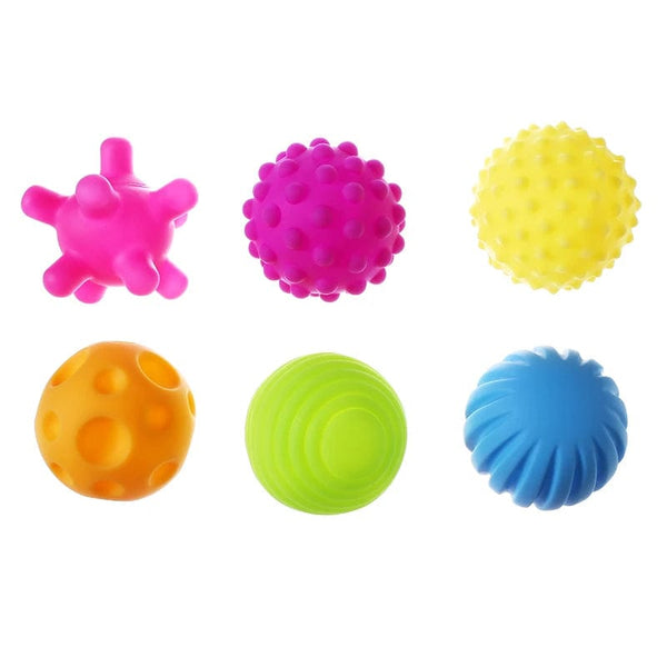 Planet Gates 6Pcs Random color 1 Sensory Balls for Baby Sensory Baby Toys 1 2 Years Old Activity Textured Multi Soft Ball Montessori Toys for Babies 6-12 Months