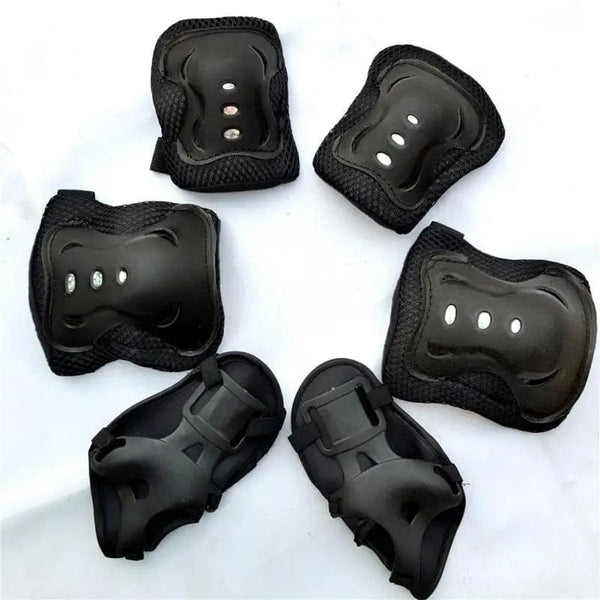Planet Gates 6Pcs/Set Children Knee Pads Elbow Pads Wrist Guards Protective Gear Set For Roller Skating Skateboarding Cycling Sports Kits