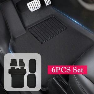 Planet Gates 6PCS Set For Tesla Model Y 2020-2024 5-Seater RHD LHD Floor Mats XPE Fully Anti-Slip All-Weather Trunk Mats for Model Y Car Floor Liners
