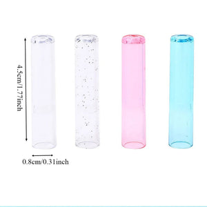 Planet Gates 6Pcs/Set Transparent Plastic Pencil Cap Simple Colorful Pencil Extender Cute Pencil Protection Cap School Office Supplies NEW
