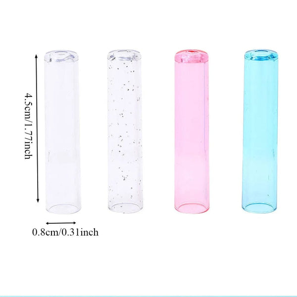 Planet Gates 6Pcs/Set Transparent Plastic Pencil Cap Simple Colorful Pencil Extender Cute Pencil Protection Cap School Office Supplies NEW