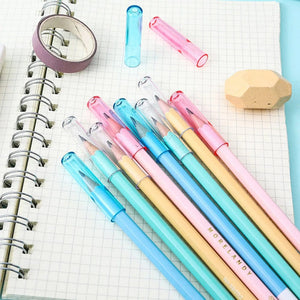Planet Gates 6Pcs/Set Transparent Plastic Pencil Cap Simple Colorful Pencil Extender Cute Pencil Protection Cap School Office Supplies NEW