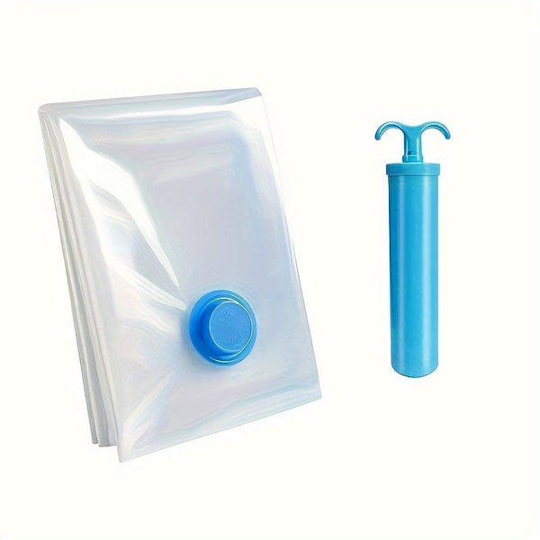 Planet Gates 6pcs Vacuum Compression Storage Bag, Dustproof Sealed Storage Container For Clothes, Blankets, Shirts, Household Space Saving Organizer For Dorm, Closet, Wardrobe, Bedroom, Bathroom