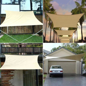 Planet Gates 6x4m waterproof sunshade sunshade protective cover canvas camping sunshade cloth large outdoor rain and snow shed garden terrace
