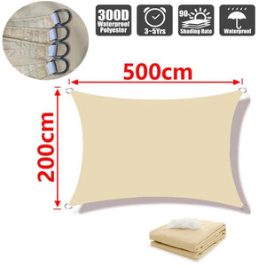 Planet Gates 6x4m waterproof sunshade sunshade protective cover canvas camping sunshade cloth large outdoor rain and snow shed garden terrace