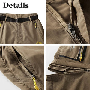 Planet Gates 6XL Men Summer Hiking Pants US Outdoor Lightweight Tactical Multi-pocket Detachable Loose Camping Fishing Cargo Shorts Pants Men