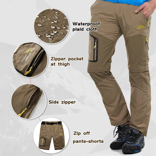 Planet Gates 6XL Men Summer Hiking Pants US Outdoor Lightweight Tactical Multi-pocket Detachable Loose Camping Fishing Cargo Shorts Pants Men