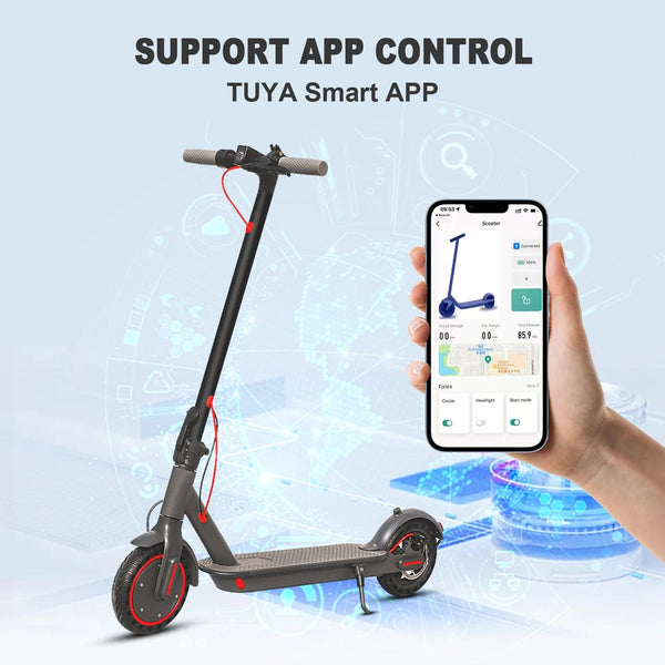 Planet Gates 7.5AH 16KM Range TUYA JUICEASE 16KM Electric Scooter Adults 350W 7.5AH Escooter 8.5inch Tire Free Shippng 31KM/H IP65 Waterproof Electric Kick Scooter
