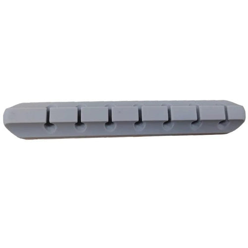 Planet Gates 7 clips grey Cable Organizer Management Wire Holder Flexible USB Cable Winder Tidy Silicone Clips For Mouse Keyboard Earphone Protector