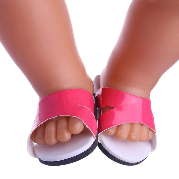 Planet Gates 7 CM Doll Shoes Sandal For 43 CM Born Baby Doll Clothes Accessories 18 Inch American Doll Girl‘s Toys Our Generation Gift