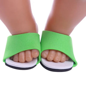 Planet Gates 7 CM Doll Shoes Sandal For 43 CM Born Baby Doll Clothes Accessories 18 Inch American Doll Girl‘s Toys Our Generation Gift