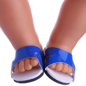 Planet Gates 7 CM Doll Shoes Sandal For 43 CM Born Baby Doll Clothes Accessories 18 Inch American Doll Girl‘s Toys Our Generation Gift