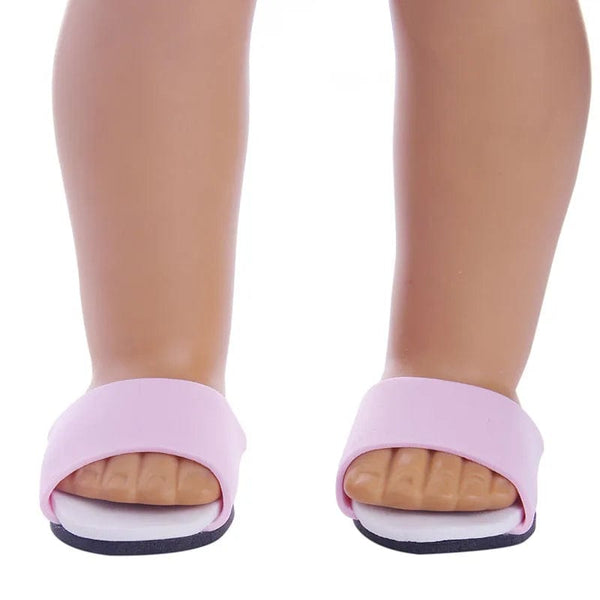 Planet Gates 7 CM Doll Shoes Sandal For 43 CM Born Baby Doll Clothes Accessories 18 Inch American Doll Girl‘s Toys Our Generation Gift