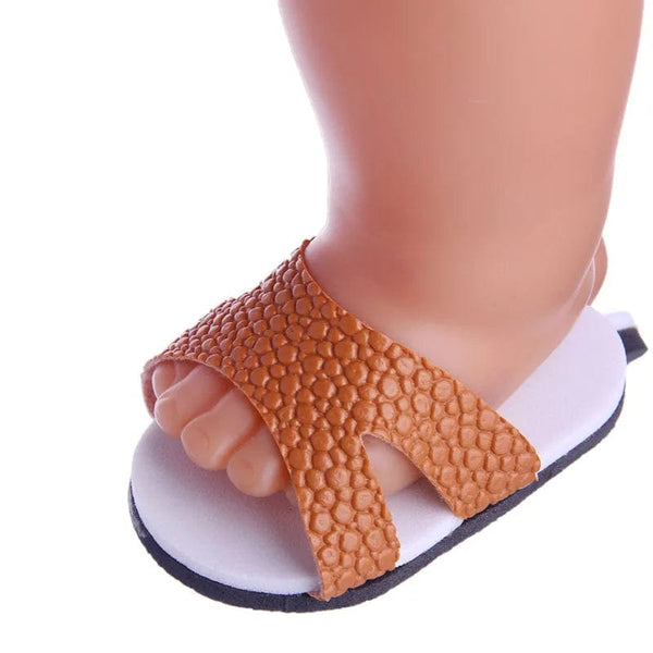 Planet Gates 7 CM Doll Shoes Sandal For 43 CM Born Baby Doll Clothes Accessories 18 Inch American Doll Girl‘s Toys Our Generation Gift