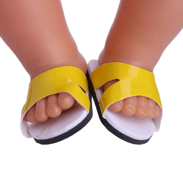 Planet Gates 7 CM Doll Shoes Sandal For 43 CM Born Baby Doll Clothes Accessories 18 Inch American Doll Girl‘s Toys Our Generation Gift