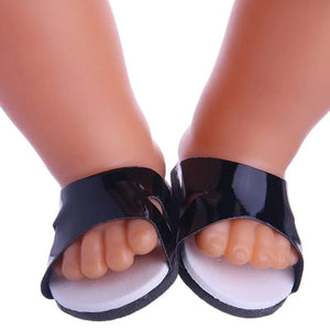 Planet Gates 7 CM Doll Shoes Sandal For 43 CM Born Baby Doll Clothes Accessories 18 Inch American Doll Girl‘s Toys Our Generation Gift
