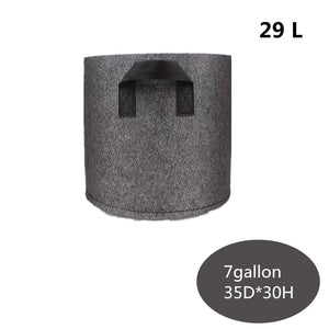 Planet Gates 7 gallon / CHINA Planting bag black/grey potato fabric vegetable seedling  growing pot garden tools 1-15 gallon eco-friendly grow bag