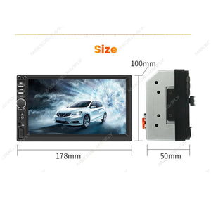 Planet Gates 7 inch HD Touch Screen Universal Car Radio MP5 Multimedia Video Player Support BT SWC TF Camera FM radio MirrorLink carplay
