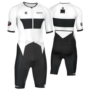 Planet Gates 7 / M RIGHTTRACK Trisuit Men's Summer Triathlon Race Short Sleeve Skinsuit Clothing Swimming Cycling Running Competition Apparel