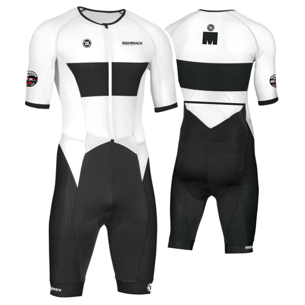 Planet Gates 7 / M RIGHTTRACK Trisuit Men's Summer Triathlon Race Short Sleeve Skinsuit Clothing Swimming Cycling Running Competition Apparel