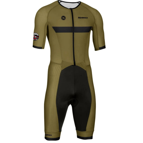 Planet Gates 7 / M RIGHTTRACK Trisuit Men's Summer Triathlon Race Short Sleeve Skinsuit Clothing Swimming Cycling Running Competition Apparel