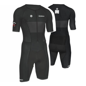 Planet Gates 7 / M RIGHTTRACK Trisuit Men's Summer Triathlon Race Short Sleeve Skinsuit Clothing Swimming Cycling Running Competition Apparel