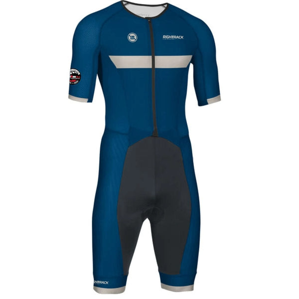 Planet Gates 7 / M RIGHTTRACK Trisuit Men's Summer Triathlon Race Short Sleeve Skinsuit Clothing Swimming Cycling Running Competition Apparel