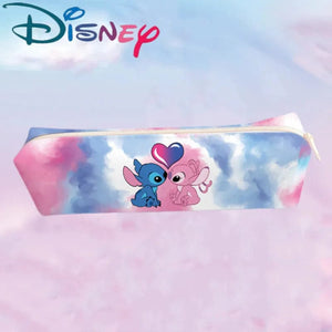 Planet Gates 7 New Disney Stitch Anime Pencil Case Stitch Print Pen Bag Cartoon Students Storage Bag Stationery kids Toy Christmars Gift