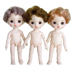 Planet Gates 7 pairs fingers 1/8  Bjd Dolls Accessories Head for 12CM Naked Body Mini 13 Movable Joints Toys Children Child Toy Children's Kids