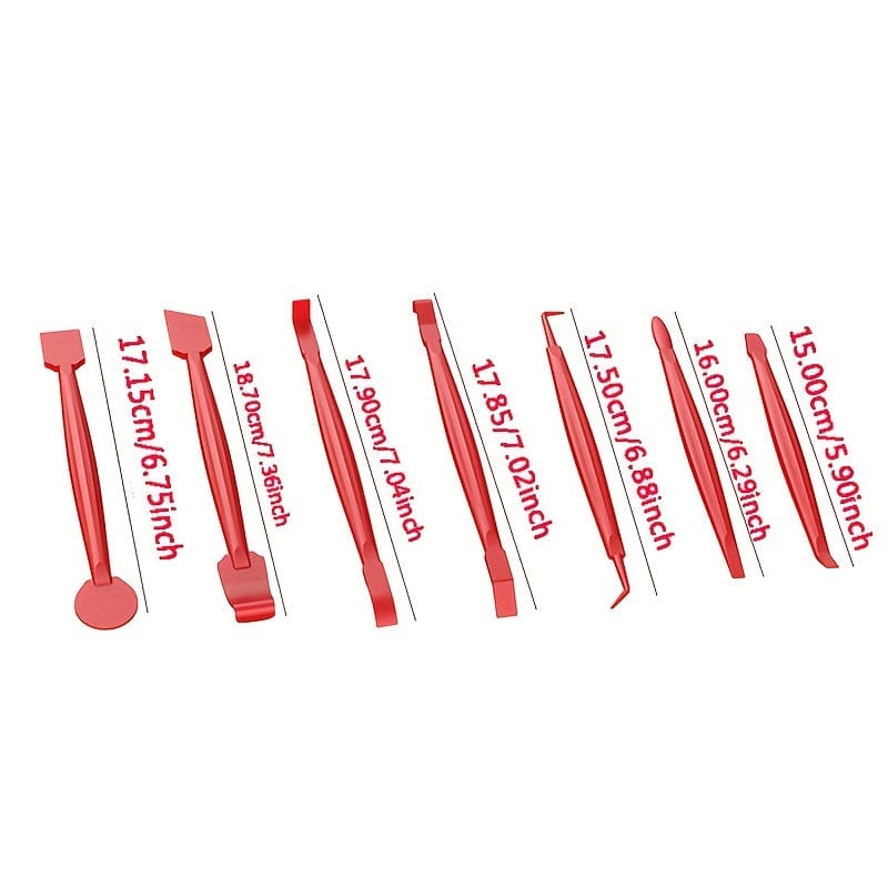Planet Gates 7 Piece Set 7pcs/set Car Gap Scraper Tools