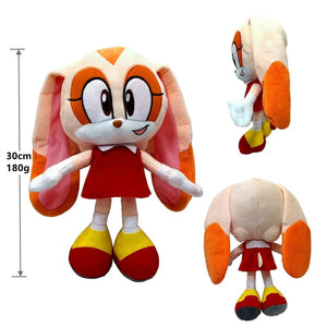 Planet Gates 7 Supersonic Hedgehog Sonic Plush Cartoon Game Anime Children's Plush Doll Toys Christmas Birthday Gift Wholesale Size 30cm