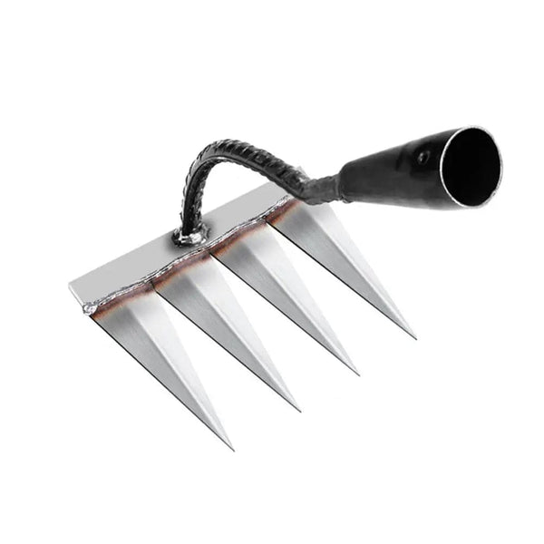 Planet Gates 7 teeth / China Gardening Hoe Weeding Rake Steel Farm Tool Grasping Raking Level Loosen Soil Harrow Clean Leaves Collect Weeds Agricultural Tool