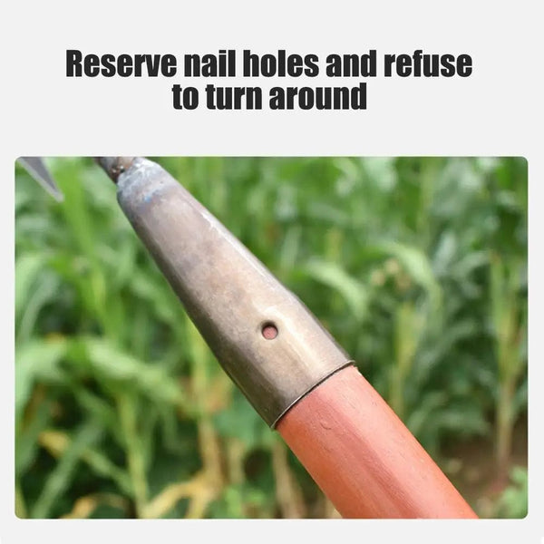 Planet Gates 7 teeth / China Gardening Hoe Weeding Rake Steel Farm Tool Grasping Raking Level Loosen Soil Harrow Clean Leaves Collect Weeds Agricultural Tool