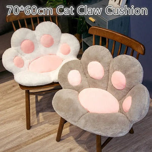 Planet Gates 70*60cm Kawaii Cat Paw Plush Toys Cute Soft Stuffed Floor Cushion Chair Sofa Butt Pad for Home Room Decoration Office Nap Dolls