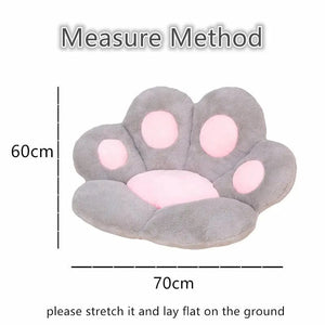 Planet Gates 70*60cm Kawaii Cat Paw Plush Toys Cute Soft Stuffed Floor Cushion Chair Sofa Butt Pad for Home Room Decoration Office Nap Dolls