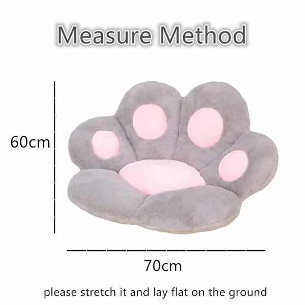 Planet Gates 70*60cm Kawaii Cat Paw Plush Toys Cute Soft Stuffed Floor Cushion Chair Sofa Butt Pad for Home Room Decoration Office Nap Dolls