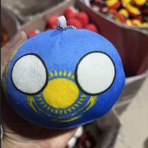 Planet Gates 70 styles Polandball Pendant Country Balls 10cm Country Ball Plush Toys Countryball Stuffed Doll Toy Christmas Gift for Kids