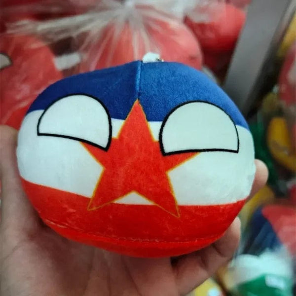 Planet Gates 70 styles Polandball Pendant Country Balls 10cm Country Ball Plush Toys Countryball Stuffed Doll Toy Christmas Gift for Kids