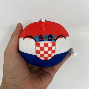 Planet Gates 70 styles Polandball Pendant Country Balls 10cm Country Ball Plush Toys Countryball Stuffed Doll Toy Christmas Gift for Kids